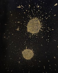 Shiblee Muneer, 30 X 40 Inch, Mix Media On Paper, Calligraphy Painting, AC-SMR-031
